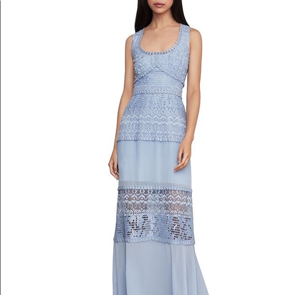 MWT BCBGMAXAZRIA Lace Crochet Maxi Dress Sz 4&10 - Picture 2 of 11